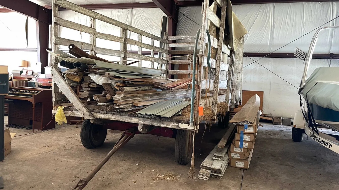 Hay Wagon with Contents