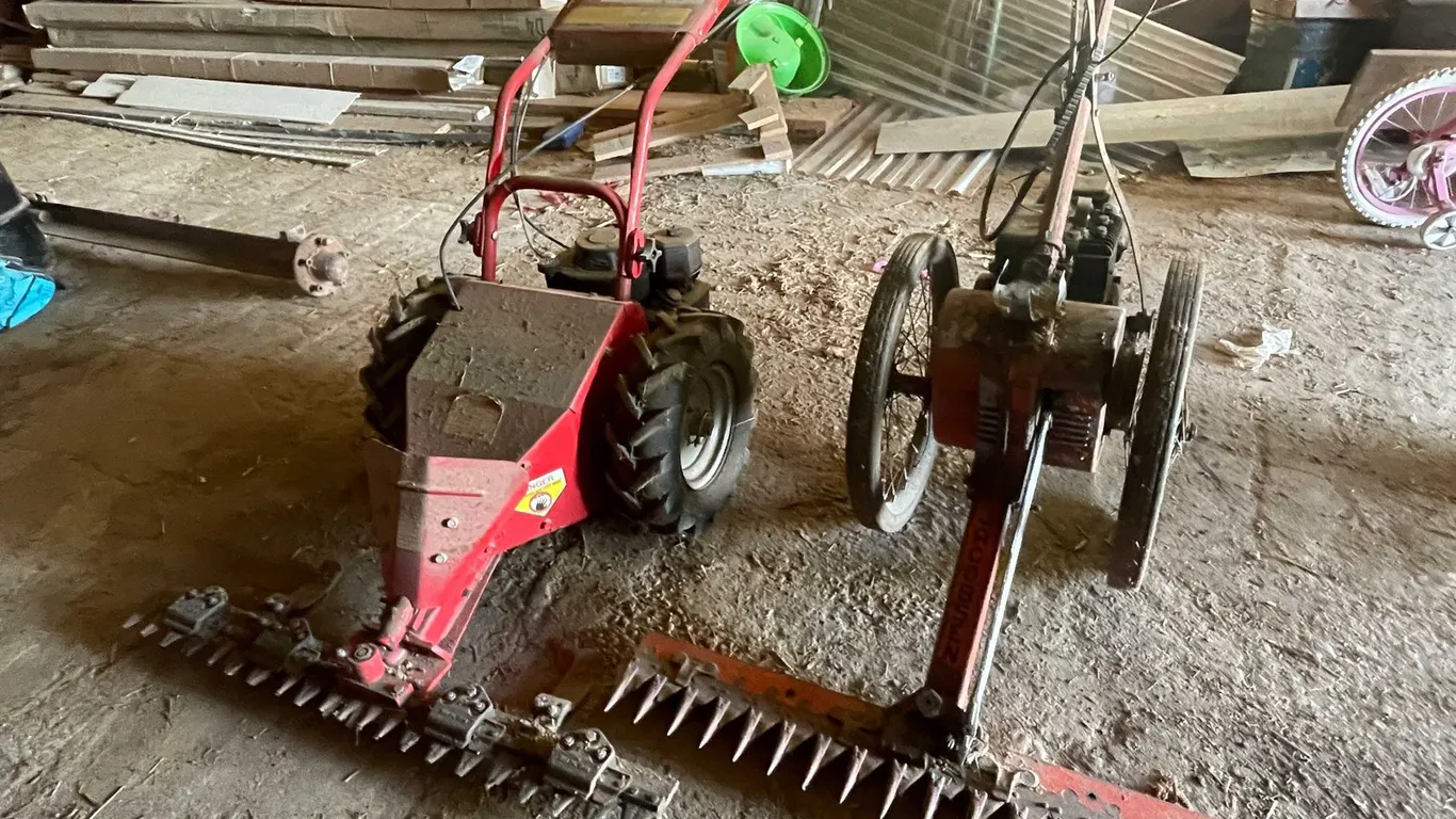 (2) Walk Behind Sickle Mowers