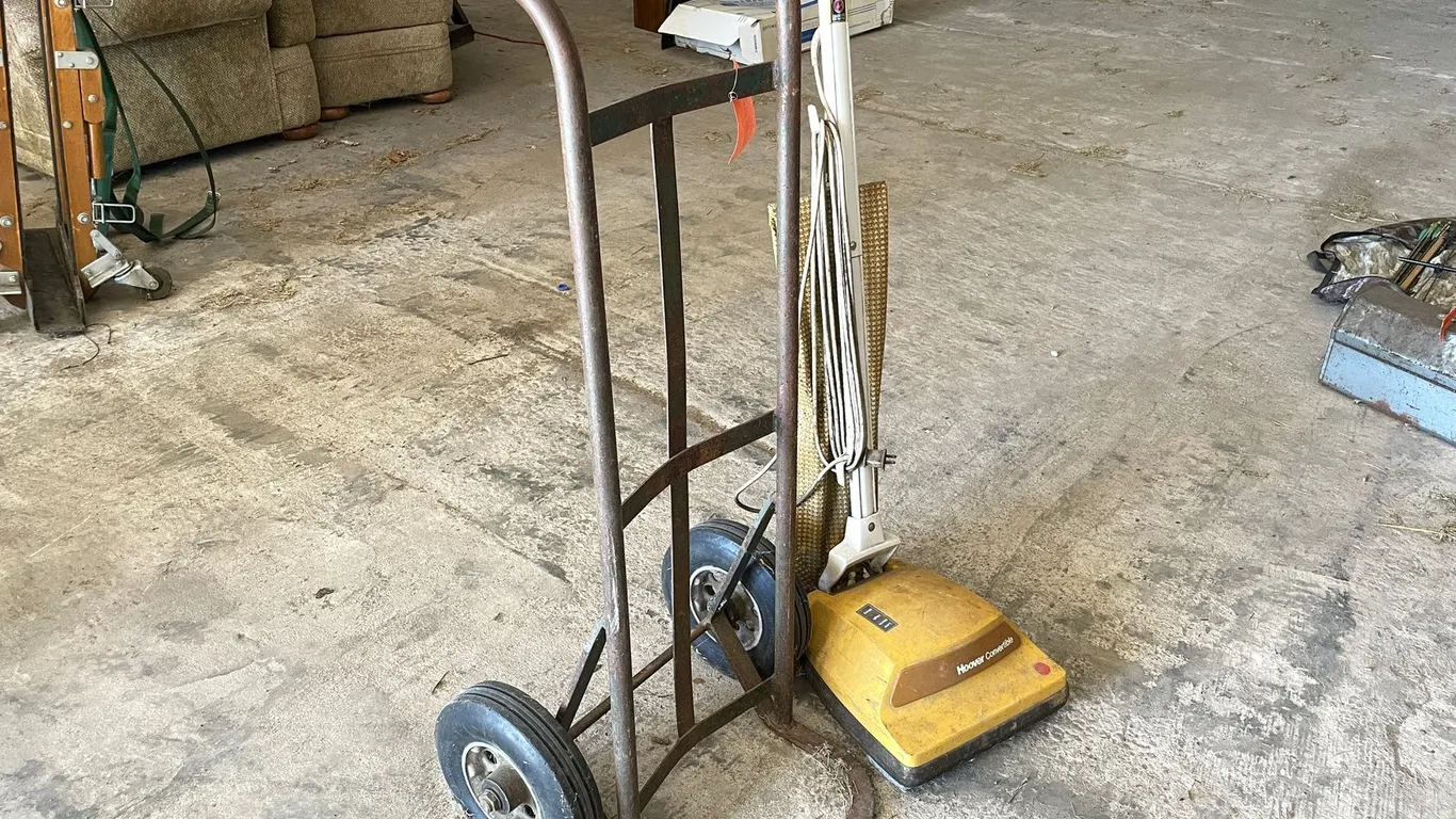 Hand Dolly and Vacuum