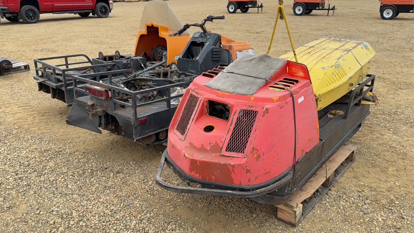 (3) Non-Operable Snowmobiles