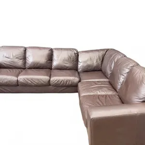 Brown Leather Sectional Sofa With Chaise