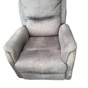 Grey Fabric Manual Recliner Armchair
