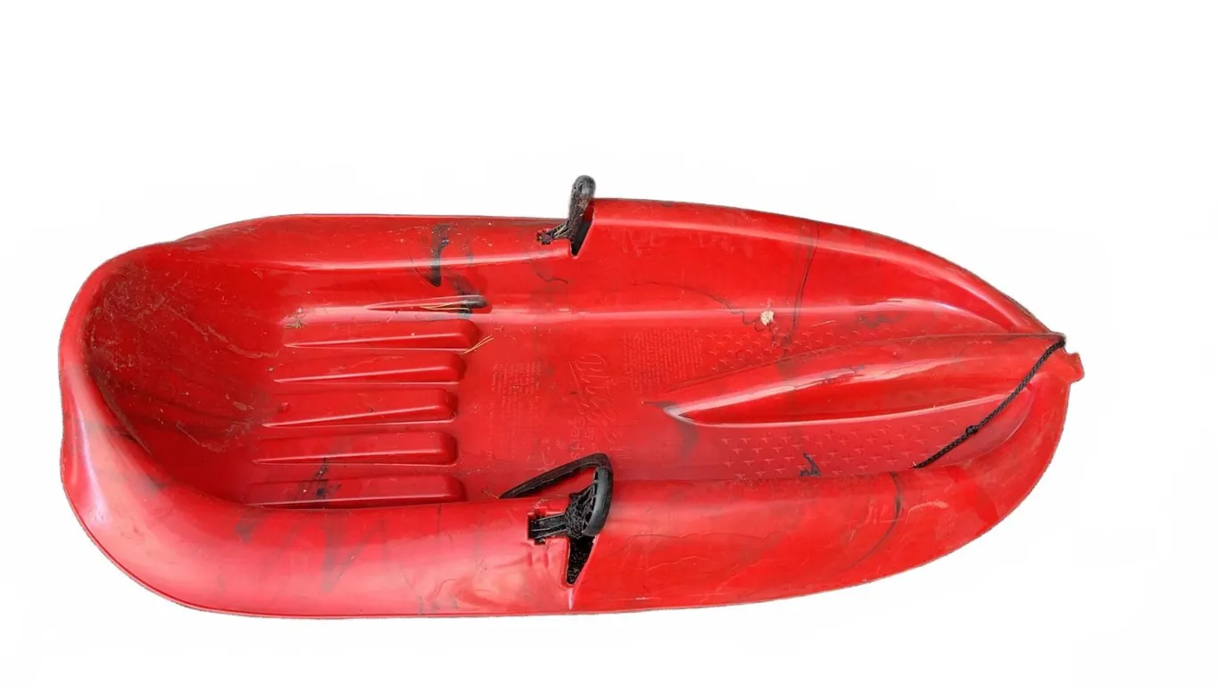 Blitzen by Paris Red Plastic Snow Sled