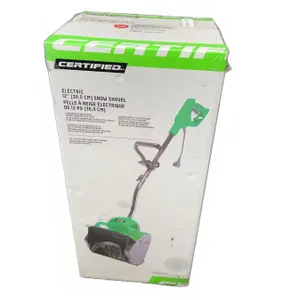 Certified 10-Amp Corded Electric Snow Shovel, 12-in