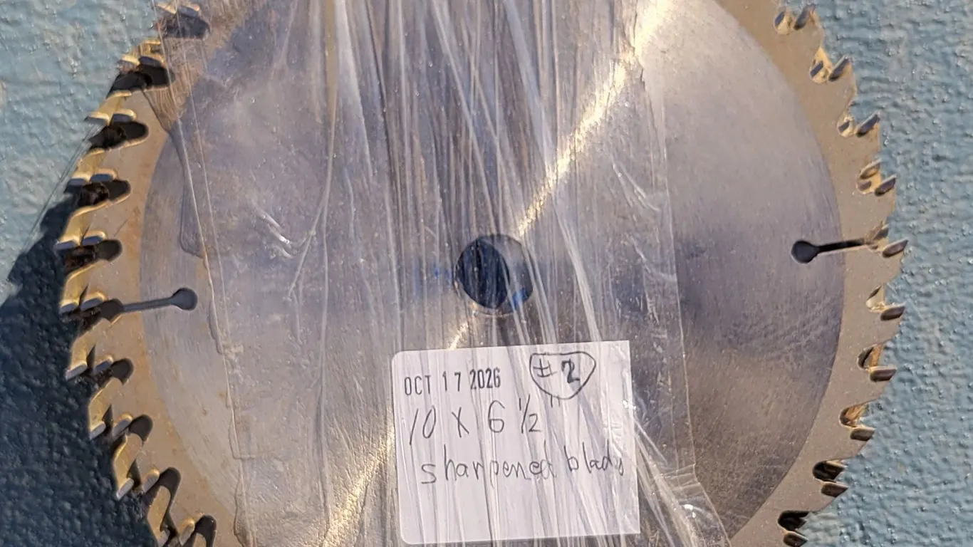 Saw Blades - 10 x 6-1/4" (Sharpened)