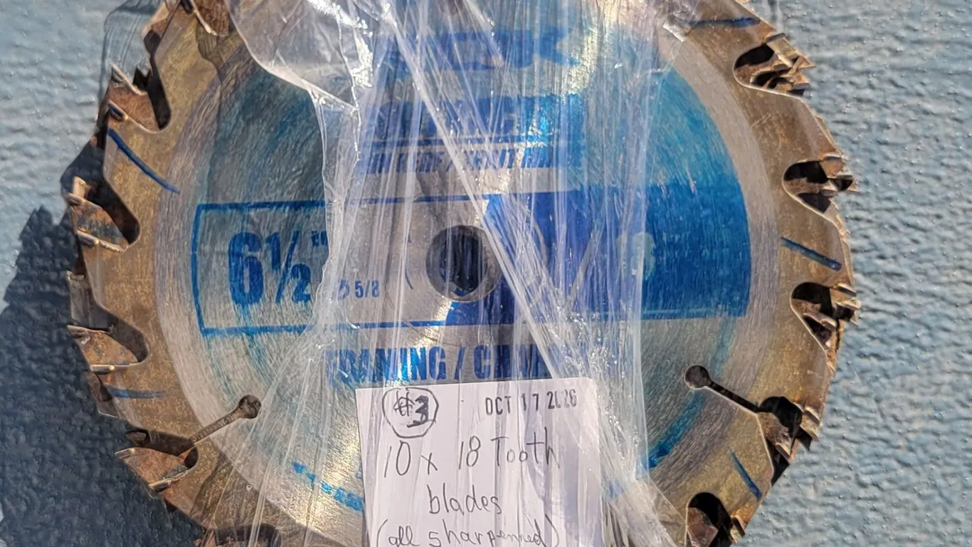 Saw Blades - 10 x 6-1/2" (Sharpened)