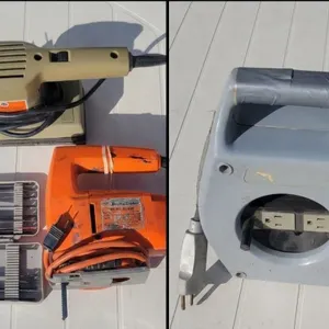 Black & Decker Jig Saw with Blades, B&D Finishing Sander, Roll-Up Extension Cord