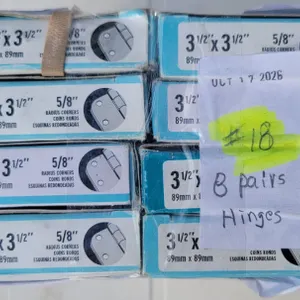 Hinges - 3-1/2" x 3-1/2" (8 Pairs)