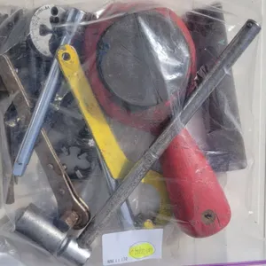 Bag of Sharpening Stones, Tap & Die Parts, Gray Socket