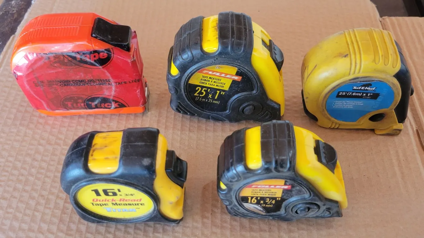Tape Measures (x5)