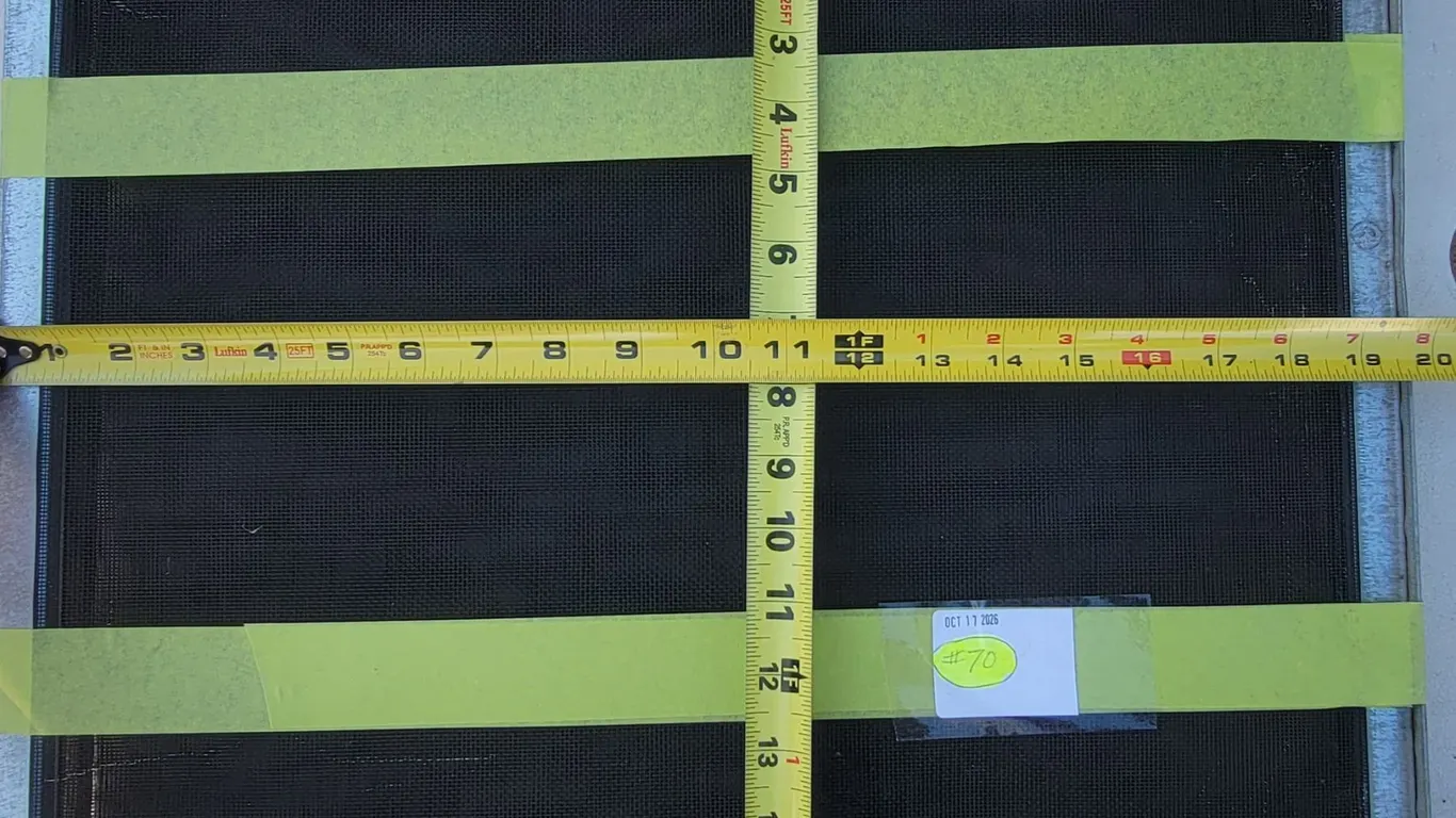 Window Screens (Galvanized Frames) x2