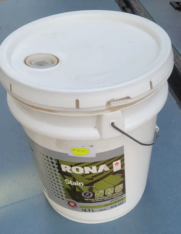 Stain, White Solid Colour 18.9L (New)