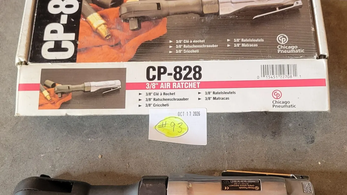 3/8" Air Ratchet - Chicago Pneumatic (Unused)