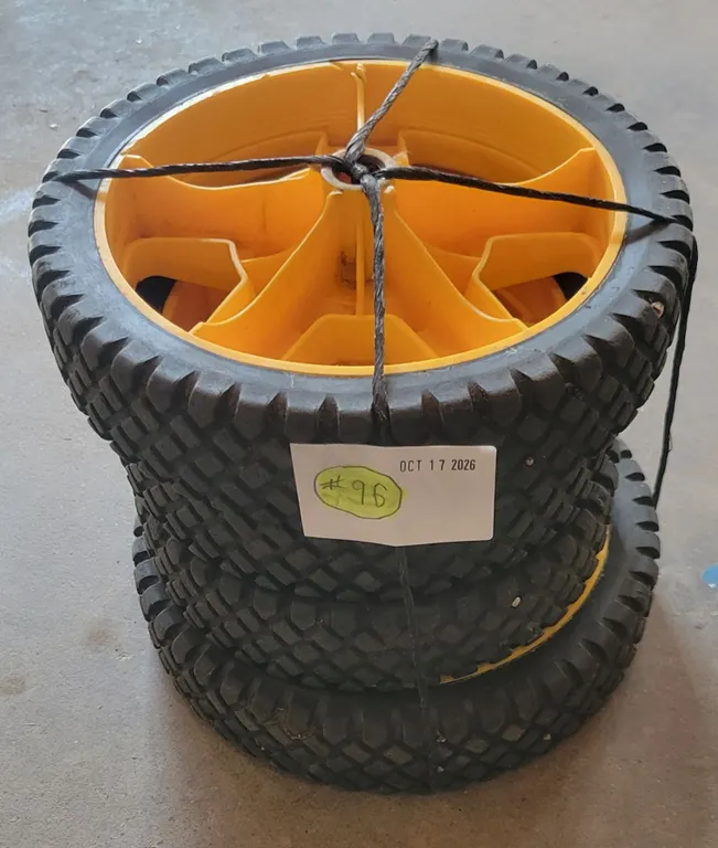 (4) Wheels - (2) 6-1/2" & (2) 7-3/4"