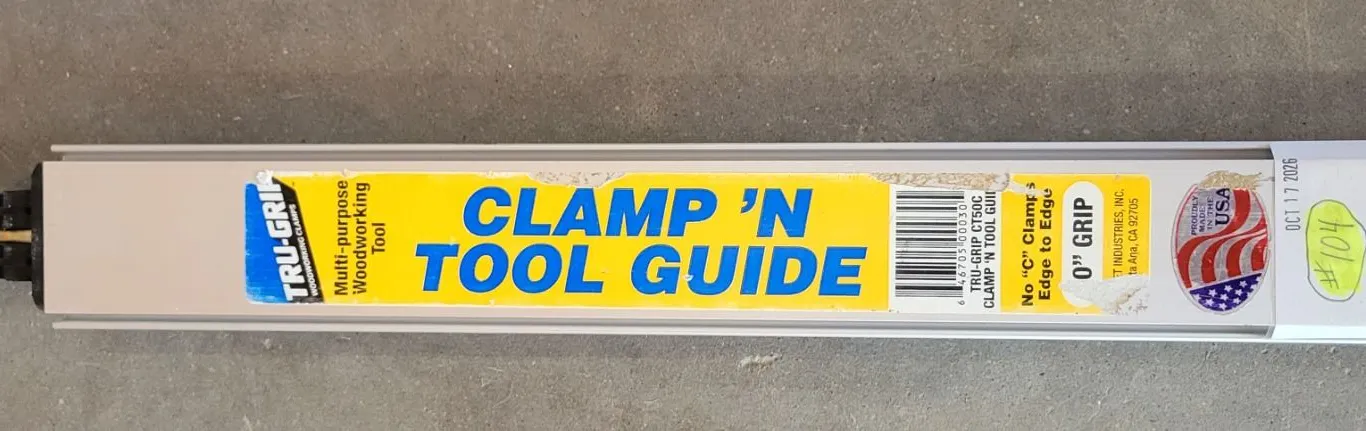 Clamp + Tool Guide - 50 Inch for Plywood
