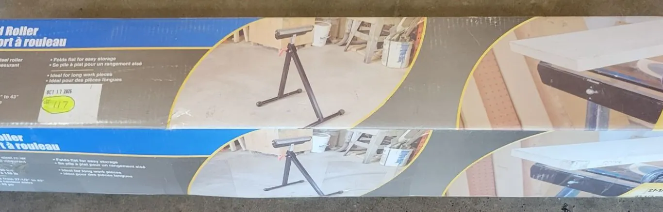 Stand Roller - Support for Wood/Steel from Benches or Saws