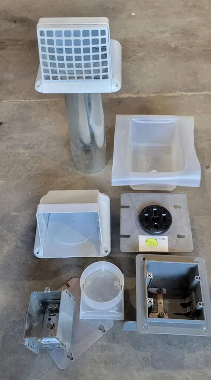 Electrical + Vents + 3" Vinyl Hose
