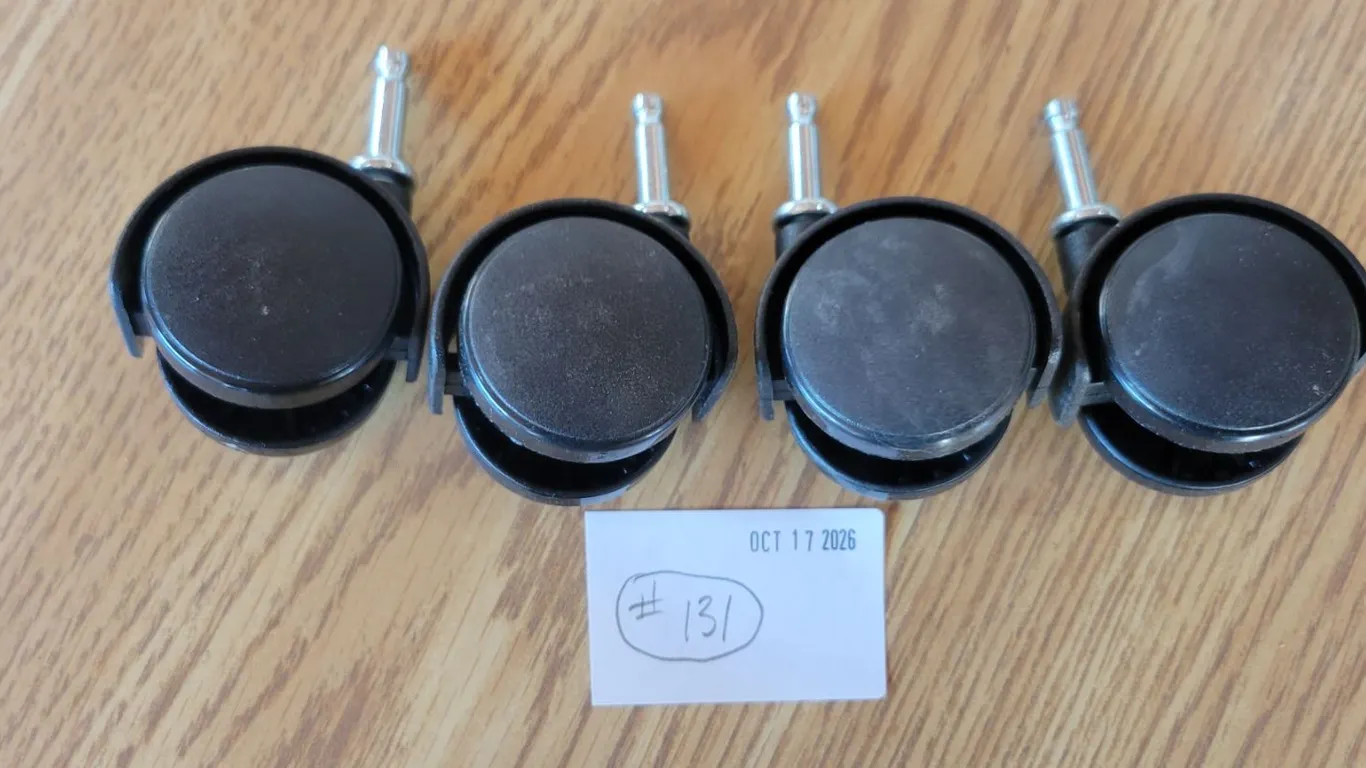 Casters for Chairs / Furniture - Set of 4