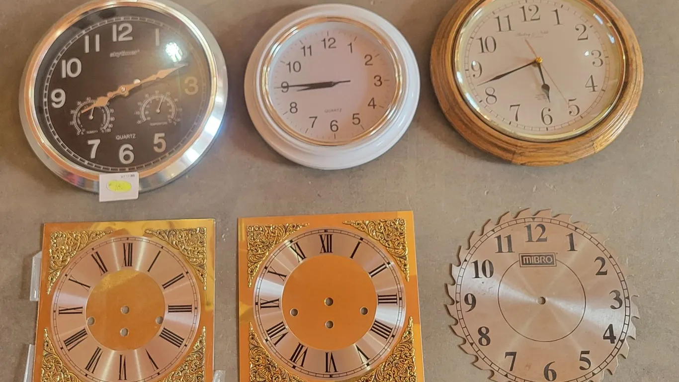 Clocks (x3) + Clock Faces (x3)