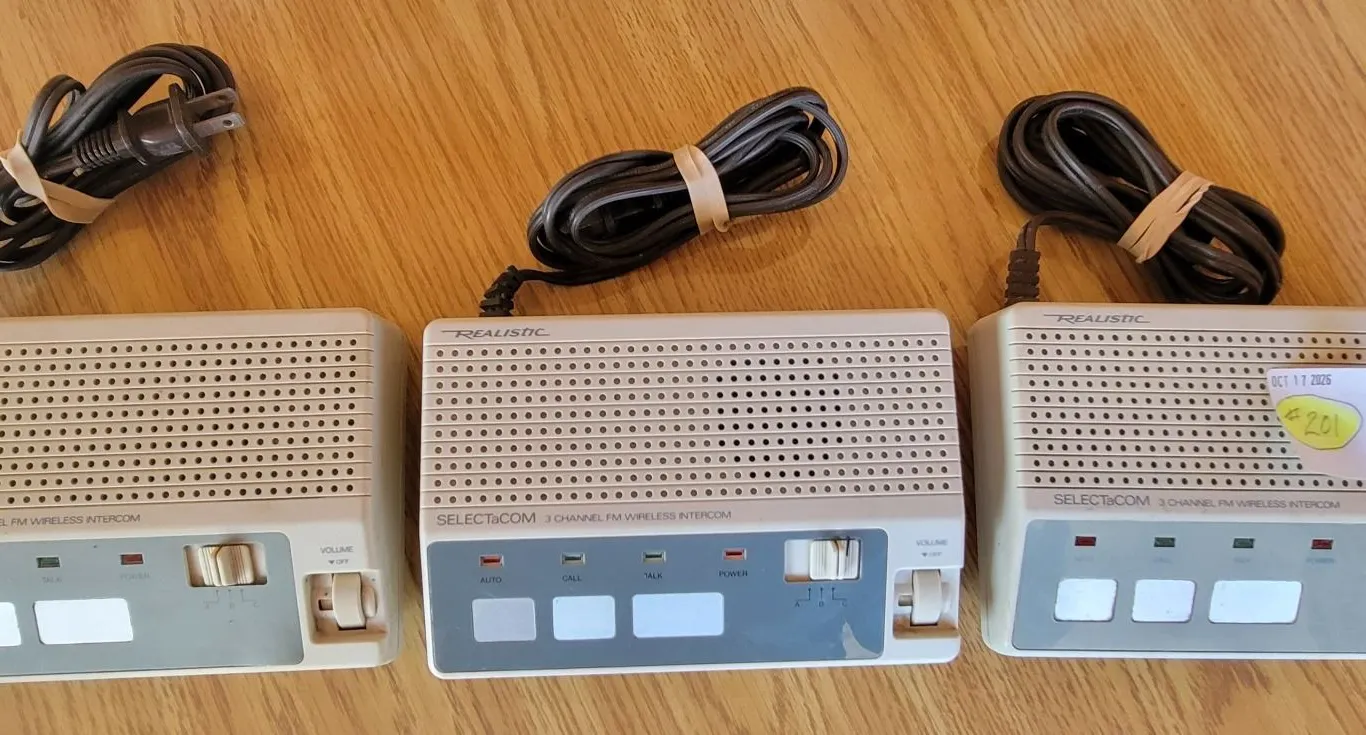 Intercoms (x3) - Works on All Electrical Panel Circuits