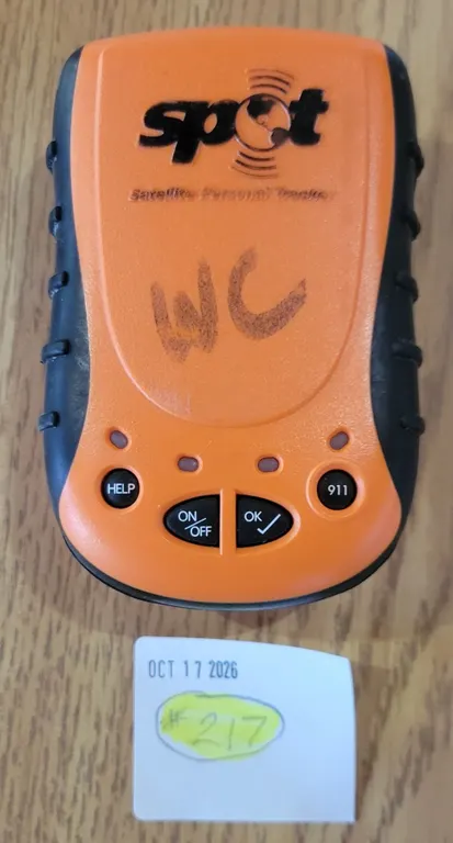 SPOT Satellite Personal Tracker with lithium batteries