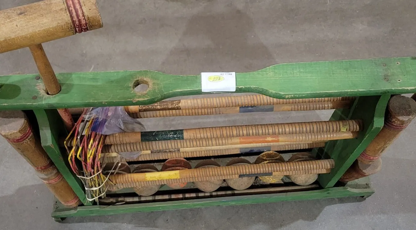 Vintage Croquet Set