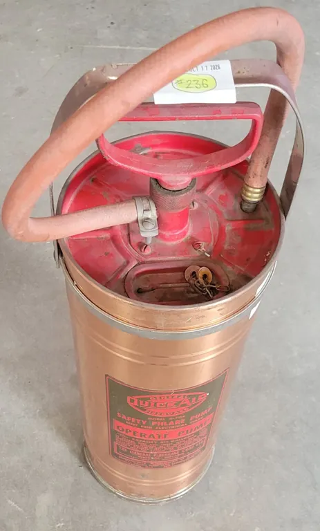 Vintage Copper Fire Extinguisher