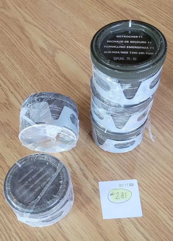Emergency Camp Stoves (x5)