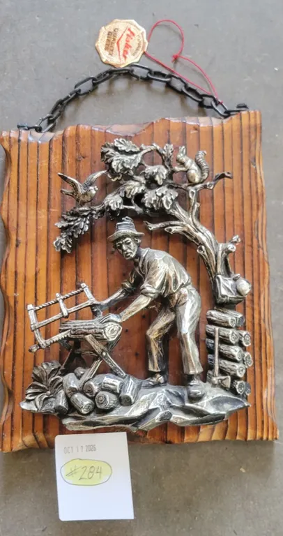 “Wood Cutter” Wall Hanging