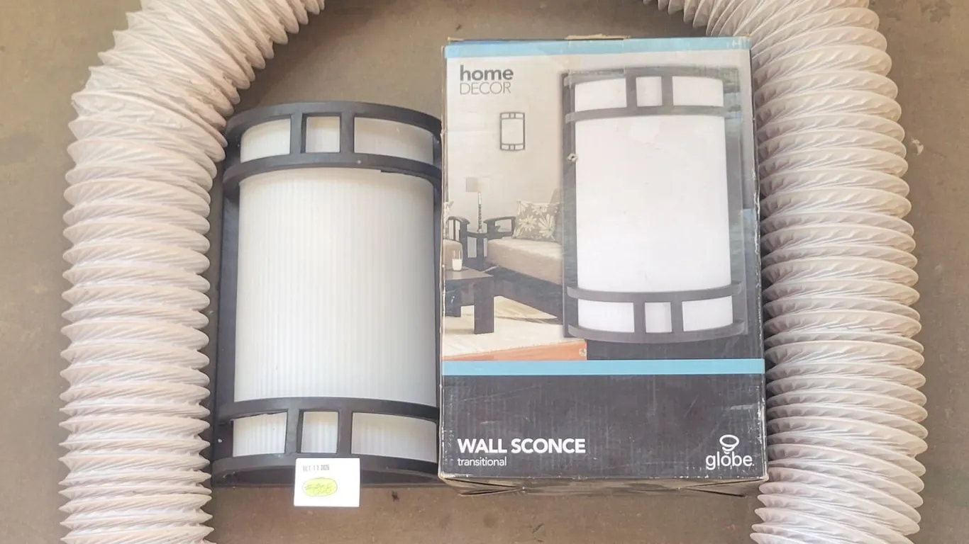 Wall Sconce Light, Ducting Hose