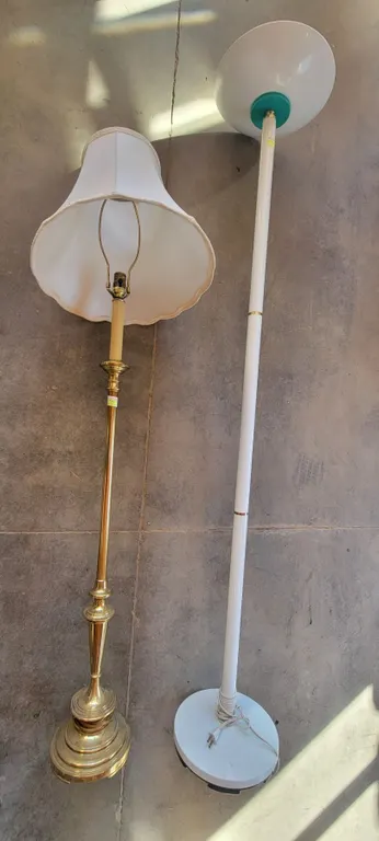 (2) Pole Style Lamps