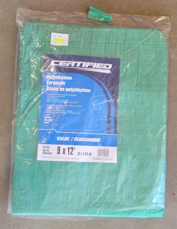 Polyethylene Tarp – 9’x 12’