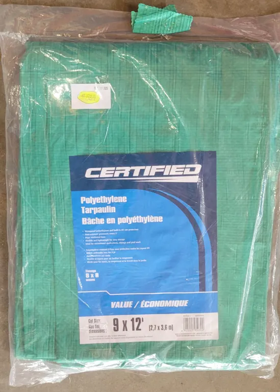 Polyethylene Tarp – 9’x 12’