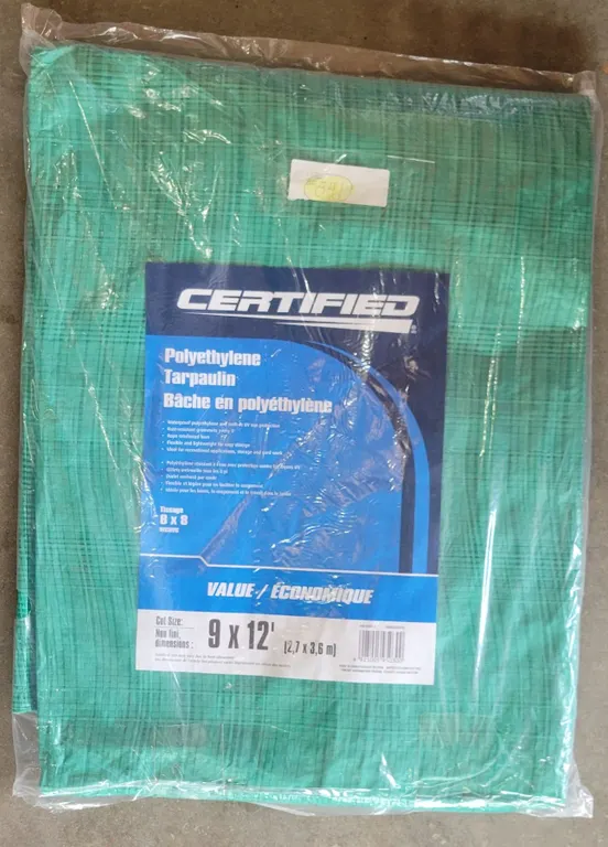 Polyethylene Tarp – 9’x 12’