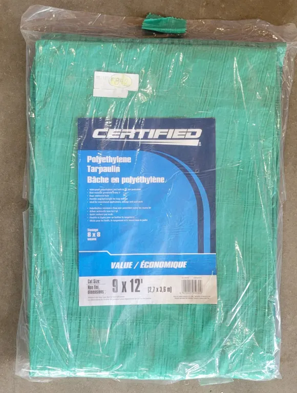 Polyethylene Tarp – 9’x 12’