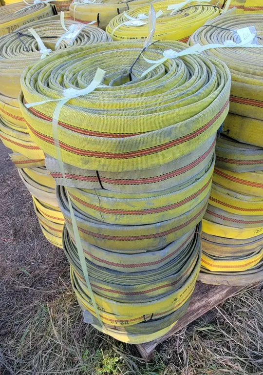 Fire Hose – Stack of 10 Rolls (condition may vary)
