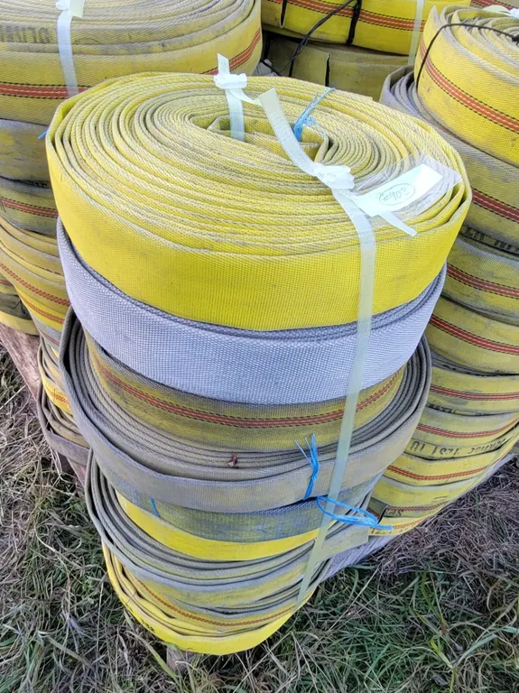 Fire Hose – Stack of 10 Rolls (condition may vary)
