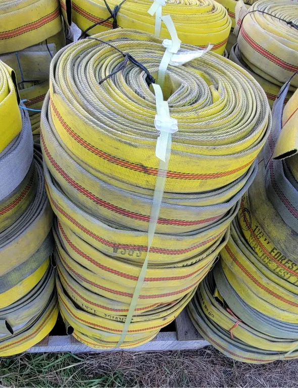 Fire Hose – Stack of 10 Rolls (condition may vary)