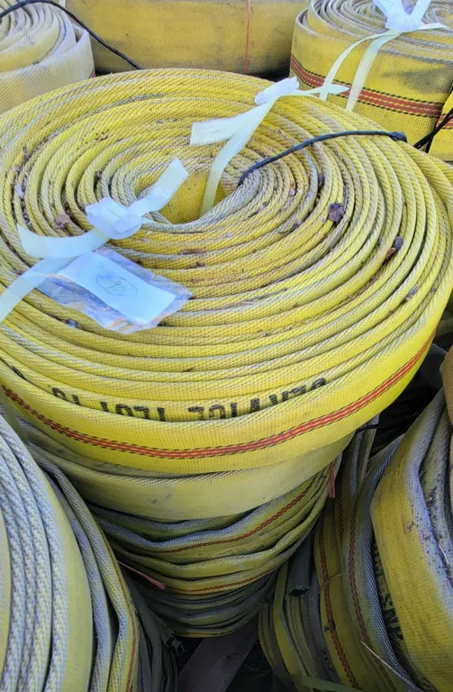 Fire Hose – Stack of 10 Rolls (condition may vary)