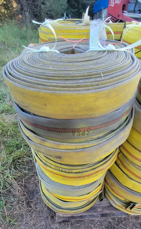 Fire Hose – Stack of 10 Rolls (condition may vary)
