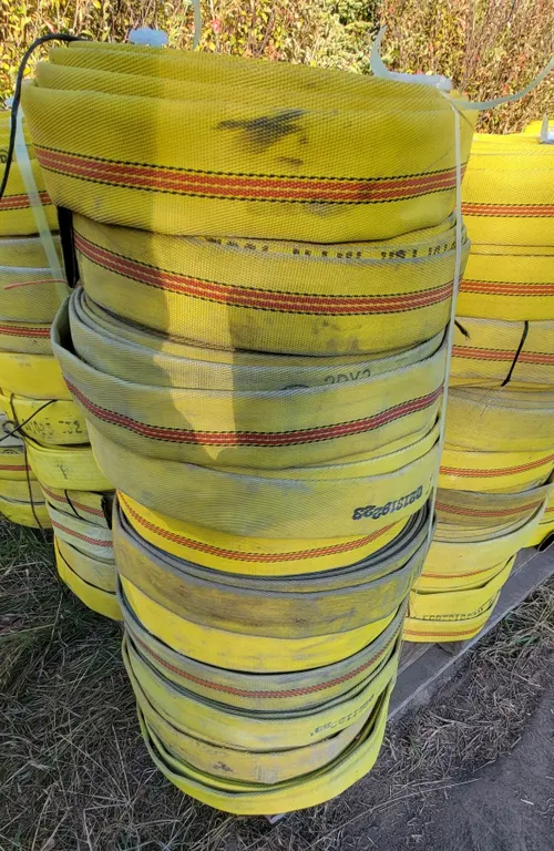 Fire Hose – Stack of 10 Rolls (condition may vary)