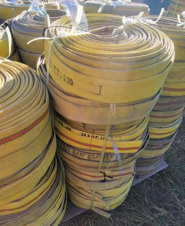 Fire Hose – Stack of 10 Rolls (condition may vary)