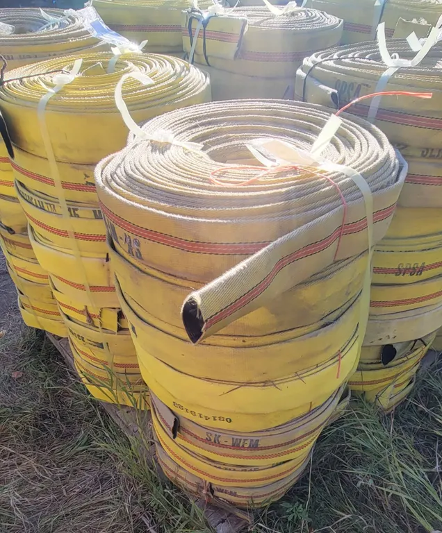 Fire Hose – Stack of 10 Rolls (condition may vary)