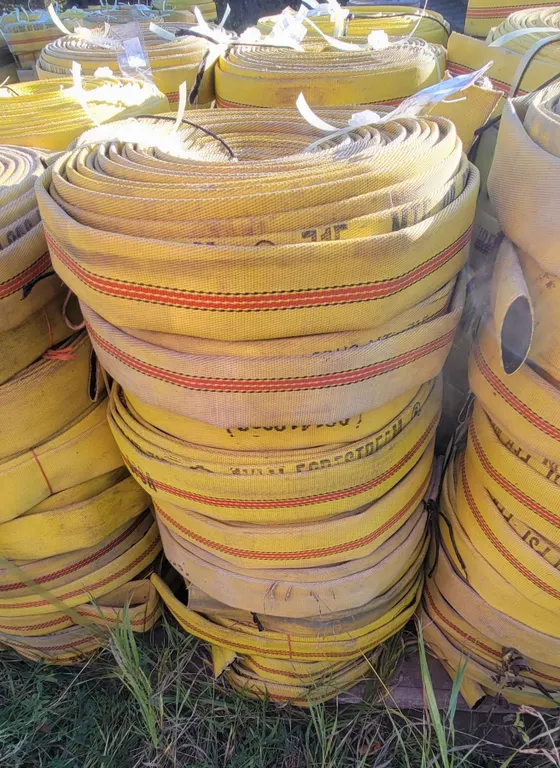 Fire Hose – Stack of 10 Rolls (condition may vary)