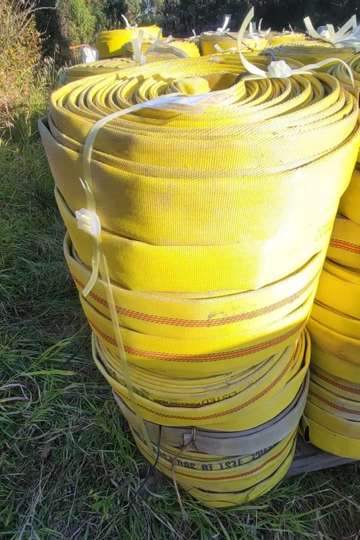 Fire Hose – Stack of 10 Rolls (condition may vary)