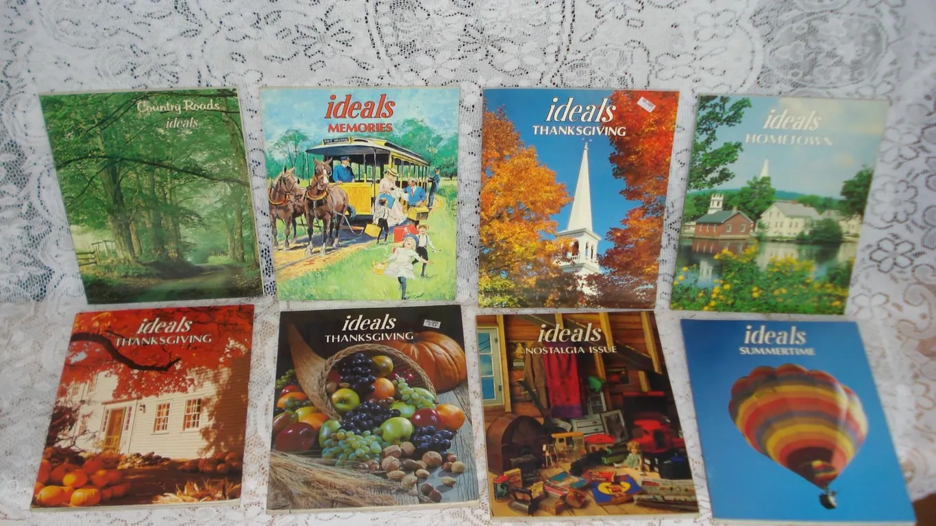 8 Vintage Ideals Magazines