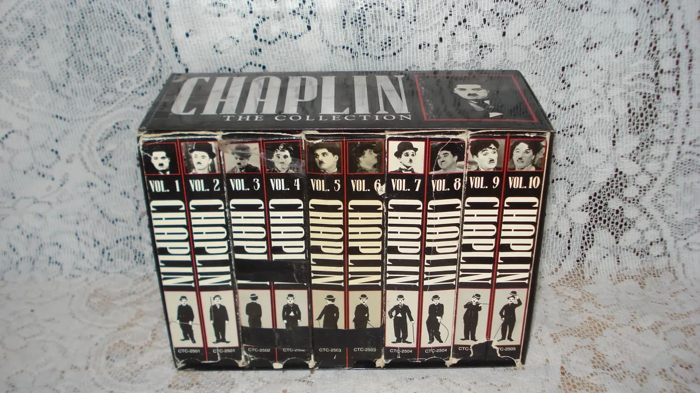 Collection Charlie Chaplan VHS Tapes