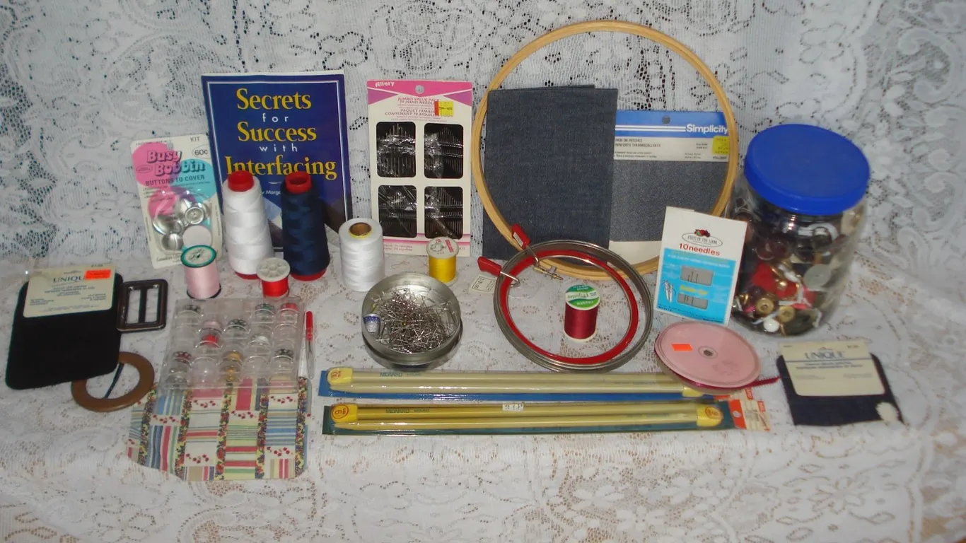 Lot Of Sewing/Craft Supplies