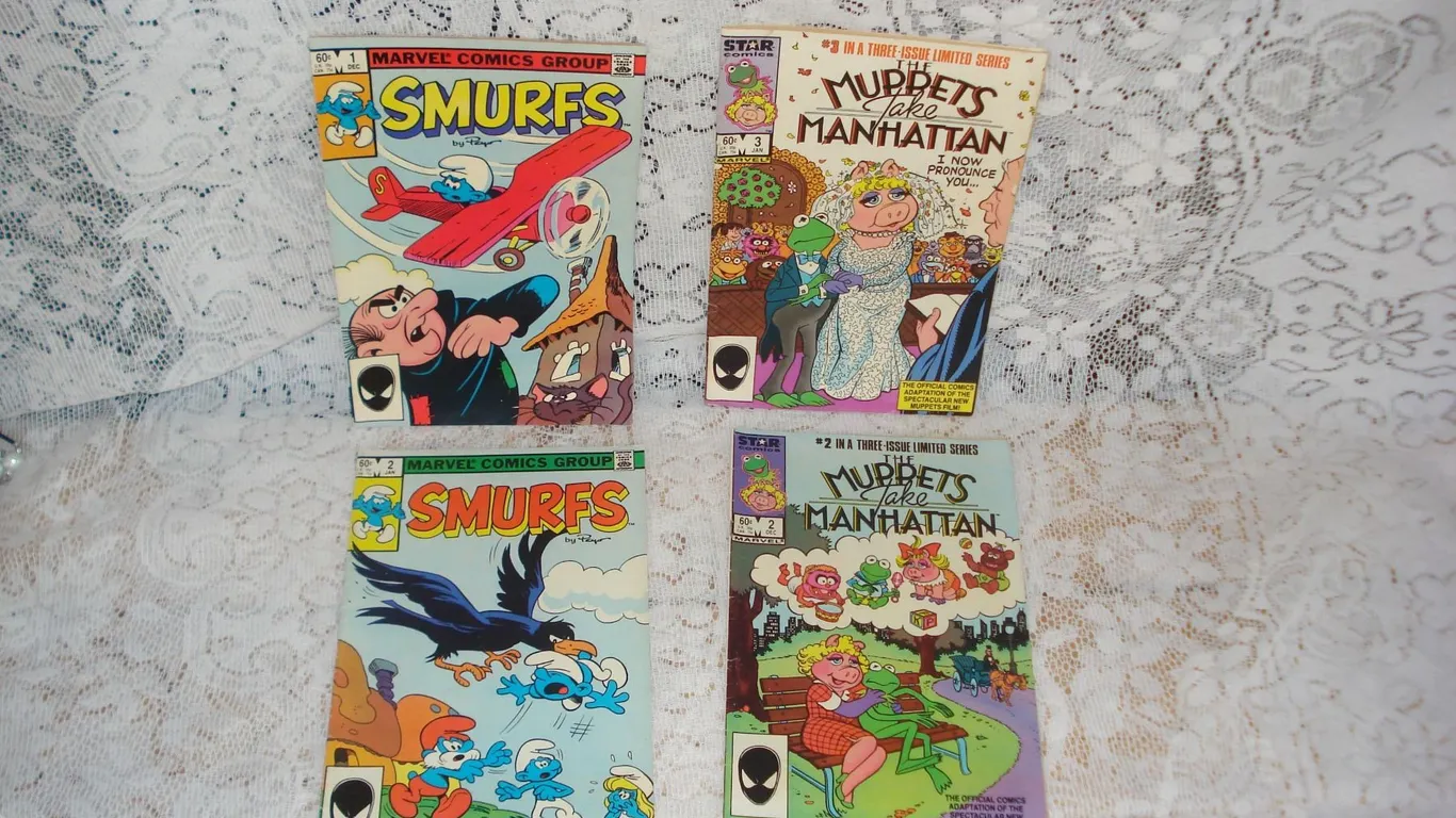 Smurf and Muppetts Comic Books Excellent Condition