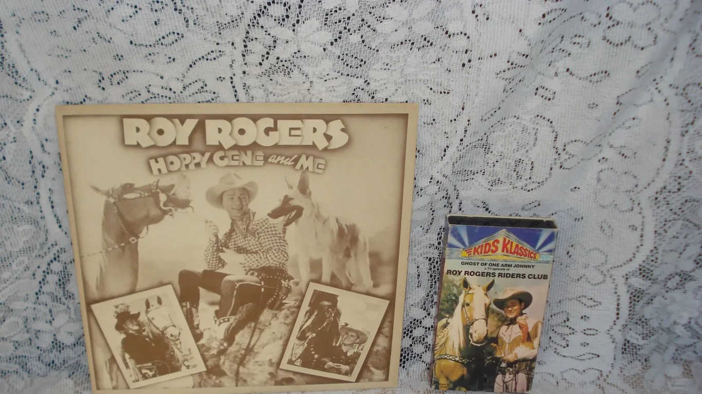 Roy Rogers Album Excellent Condition And VHS